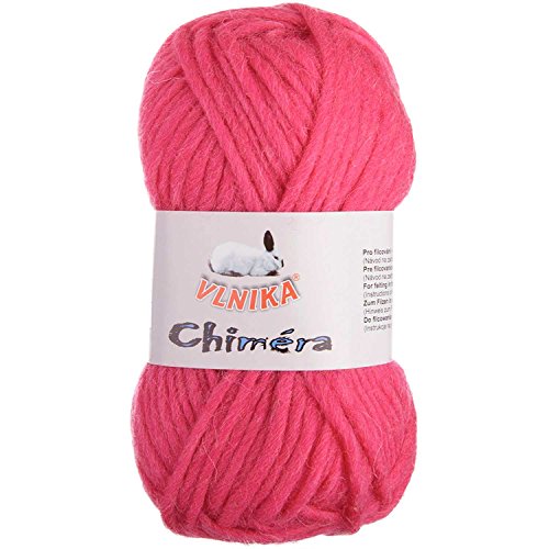 maDDma Filzwolle zum Strickfilzen, Wolle, 50g, pink maDDma Filzwolle zum Strickfilzen, Wolle, 50g, pink von maDDma