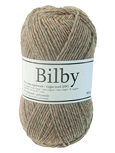 50g Sockenwolle Bilby Landliebe 4-fädig Strumpfstrickgarn, Farbauswahl, Farbe:mehrfarbig 1 von maDDma