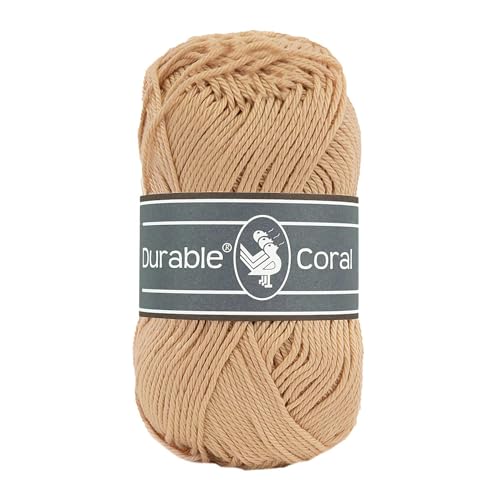 50g Strickgarn Häkelgarn Durable Coral Uni Baumwollgarn Sommergarn 90 Farben, Farbe:2208 sand 50g Strickgarn Häkelgarn Durable Coral Uni Baumwollgarn Sommergarn 90 Farben, Farbe:2208 sand von maDDma