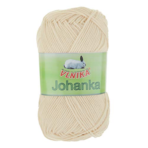 50g Strickgarn Johanka Strick-Wolle Handstrickgarn Klassikgarn Sommergarn Farbwahl, Farbe:082 cremeweiß 50g Strickgarn Johanka Strick-Wolle Handstrickgarn Klassikgarn Sommergarn Farbwahl, Farbe:082 cremeweiß von maDDma