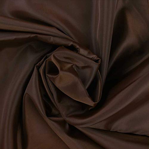 5m Futterstoff Breite 148cm, Farbauswahl in deinen Lieblingsfarben, Farbe:dunkelbraun 5m Futterstoff Breite 148cm, Farbauswahl in deinen Lieblingsfarben, Farbe:dunkelbraun von maDDma
