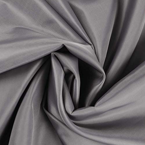 5m Futterstoff Breite 148cm, Farbauswahl in deinen Lieblingsfarben, Farbe:grau von maDDma