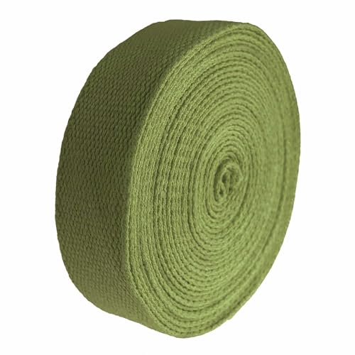 5m Gurtband 25mm 100% Baumwolle Gurtbänder Tragegurt Taschengurt Variantenwahl, Größe:25 mm | 2.6 mm, Farbe:khaki 5m Gurtband 25mm 100% Baumwolle Gurtbänder Tragegurt Taschengurt Variantenwahl, Größe:25 mm | 2.6 mm, Farbe:khaki von maDDma
