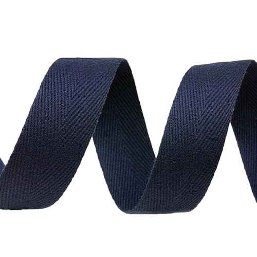 5m Köperband Baumwoll-Band 20mm Einfassband Kantenband Dekorationsband, Farbwahl, Farbe:dunkelblau 5m Köperband Baumwoll-Band 20mm Einfassband Kantenband Dekorationsband, Farbwahl, Farbe:dunkelblau von maDDma