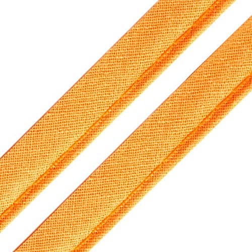 5m Paspelband Stoffband Nähkante Paspelschnur zum Nähen 10mm breit Farbwahl, Größe:10mm, Farbe:gelb von maDDma
