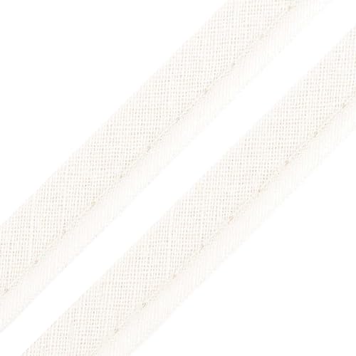 5m Paspelband Stoffband Nähkante Paspelschnur zum Nähen 10mm breit Farbwahl, Größe:10mm, Farbe:naturweiß von maDDma