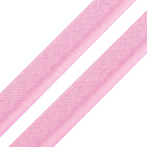 5m Paspelband Stoffband Nähkante Paspelschnur zum Nähen 10mm breit Farbwahl, Größe:10mm, Farbe:rosa von maDDma
