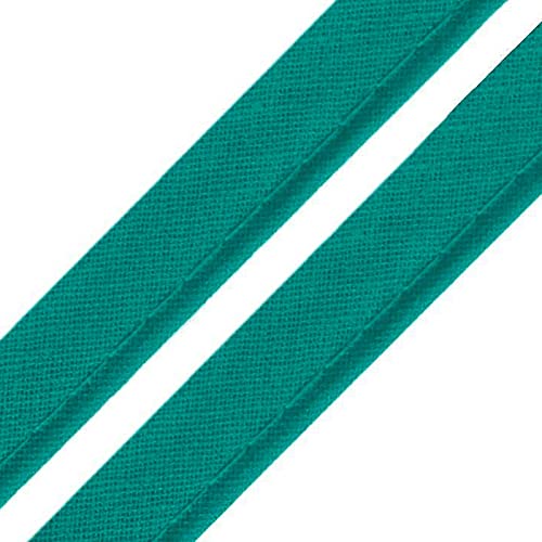 5m Paspelband Stoffband Nähkante Paspelschnur zum Nähen 10mm breit Farbwahl, Größe:10mm, Farbe:türkis von maDDma