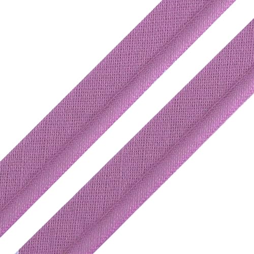 5m Paspelband Stoffband Nähkante Paspelschnur zum Nähen 10mm breit Farbwahl, Größe:10mm, Farbe:violett von maDDma