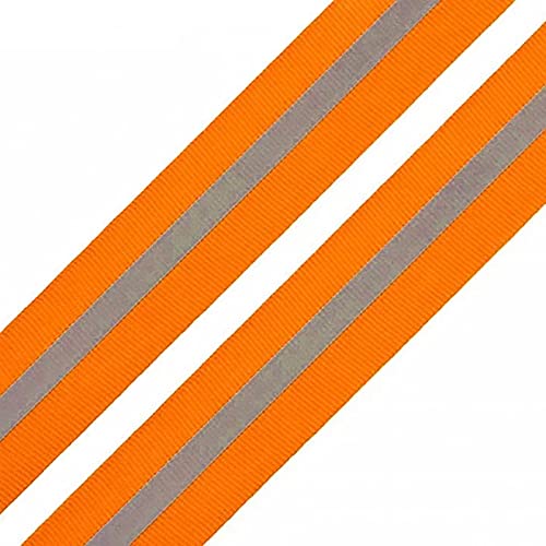 5m Reflektorband Reflexband Reflexstreifen 30mm Gurtband reflektierend Farbwahl, Farbe:orange 5m Reflektorband Reflexband Reflexstreifen 30mm Gurtband reflektierend Farbwahl, Farbe:orange von maDDma