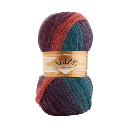 Alize Angora Gold Batik 100g Farbverlaufsgarn 20% Wolle Winterwolle Häkelgarn mehrfarbig Farbwahl, Farbe:7563 Abendsonne Alize Angora Gold Batik 100g Farbverlaufsgarn 20% Wolle Winterwolle Häkelgarn mehrfarbig Farbwahl, Farbe:7563 Abendsonne von maDDma