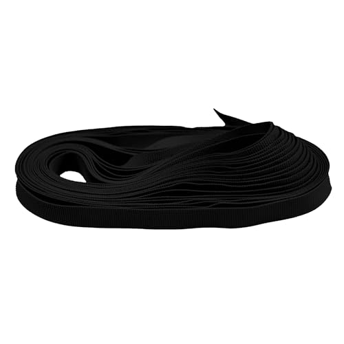 Badegummi 4m Gummiband für Badeanzug Bikinis Badehosen elastisches Band Flachgummi, Größe:8mm, Farbe:schwarz von maDDma