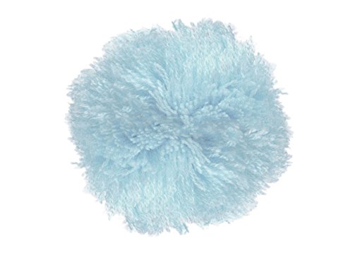 Bommel Wollbommel Pompon 10cm mit einer großen Farbauswahl (1 Stück), Farbe:hellblau von maDDma