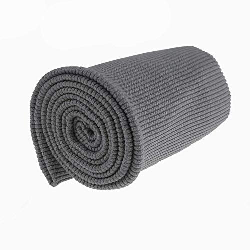 Bündchen Strickbündchen 16x80cm Bündchenstoff Baumwolle elastisch gerippt, Farbkarte 2von2, Farbe:hellgrau Bündchen Strickbündchen 16x80cm Bündchenstoff Baumwolle elastisch gerippt, Farbkarte 2von2, Farbe:hellgrau von maDDma