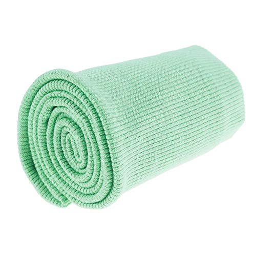 Bündchen Strickbündchen 16x80cm Bündchenstoff Baumwolle elastisch gerippt, Farbkarte 2von2, Farbe:mintblau Bündchen Strickbündchen 16x80cm Bündchenstoff Baumwolle elastisch gerippt, Farbkarte 2von2, Farbe:mintblau von maDDma