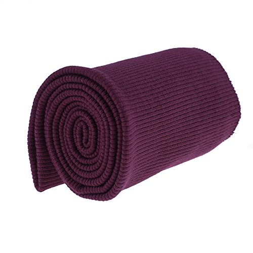 Bündchen Strickbündchen 16x80cm Bündchenstoff Baumwolle elastisch gerippt, Farbwahl, Farbe:aubergine Bündchen Strickbündchen 16x80cm Bündchenstoff Baumwolle elastisch gerippt, Farbwahl, Farbe:aubergine von maDDma