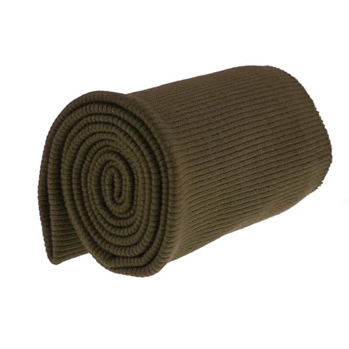 Bündchen Strickbündchen 16x80cm Bündchenstoff Baumwolle elastisch gerippt, Farbwahl, Farbe:dunkelkhaki Bündchen Strickbündchen 16x80cm Bündchenstoff Baumwolle elastisch gerippt, Farbwahl, Farbe:dunkelkhaki von maDDma