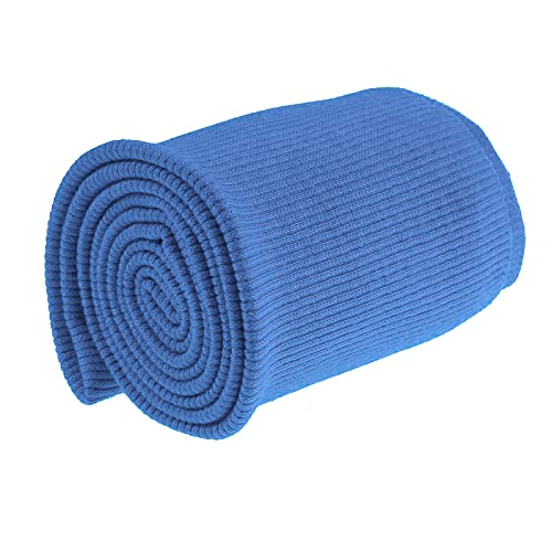 Bündchen Strickbündchen 16x80cm Bündchenstoff Baumwolle elastisch gerippt, Farbwahl, Farbe:himmelblau Bündchen Strickbündchen 16x80cm Bündchenstoff Baumwolle elastisch gerippt, Farbwahl, Farbe:himmelblau von maDDma