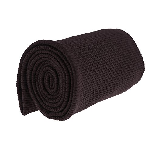 Bündchen Strickbündchen 16x80cm Bündchenstoff Baumwolle elastisch gerippt, Farbwahl, Farbe:schokobraun von maDDma