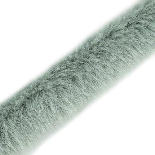 Fellborte rund ab 1m x 3 cm Meterware Fellbesatz Kunstfell Kunstpelz Fellstrang Fellstoff, Farbe:blassgrün Fellborte rund ab 1m x 3 cm Meterware Fellbesatz Kunstfell Kunstpelz Fellstrang Fellstoff, Farbe:blassgrün von maDDma