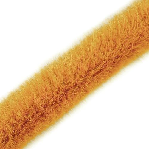 Fellborte rund ab 1m x 3 cm Meterware Fellbesatz Kunstfell Kunstpelz Fellstrang Fellstoff, Farbe:senfgelb Fellborte rund ab 1m x 3 cm Meterware Fellbesatz Kunstfell Kunstpelz Fellstrang Fellstoff, Farbe:senfgelb von maDDma