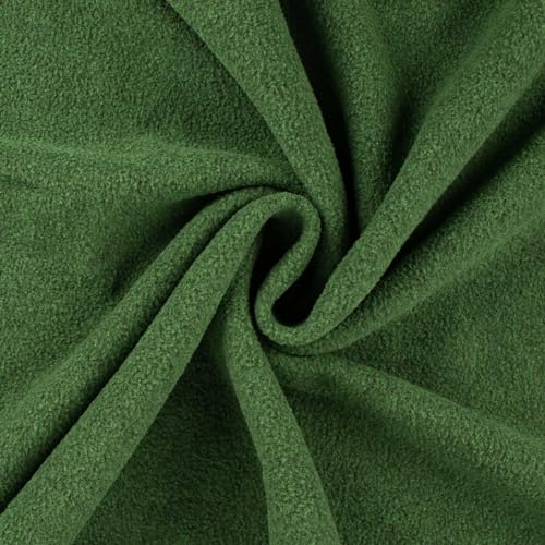 Fleecestoff Melange Fleece Sportfleece Microfleece ab 0,5m x 1,45m Meterware, Farbe:moosgrün Fleecestoff Melange Fleece Sportfleece Microfleece ab 0,5m x 1,45m Meterware, Farbe:moosgrün von maDDma