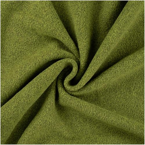 Fleecestoff Melange Fleece Sportfleece Microfleece ab 0,5m x 1,45m Meterware, Farbe:pistaziengrün Fleecestoff Melange Fleece Sportfleece Microfleece ab 0,5m x 1,45m Meterware, Farbe:pistaziengrün von maDDma