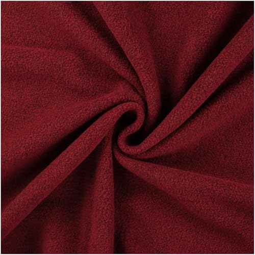 Fleecestoff Melange Fleece Sportfleece Microfleece ab 0,5m x 1,45m Meterware, Farbe:rot Fleecestoff Melange Fleece Sportfleece Microfleece ab 0,5m x 1,45m Meterware, Farbe:rot von maDDma