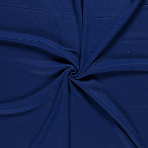Fleecestoff Vliesstoff Fleece Stoff 50 Farben Zuschnitt ab 0,5m Meterware am Stück, Farbe:blau Fleecestoff Vliesstoff Fleece Stoff 50 Farben Zuschnitt ab 0,5m Meterware am Stück, Farbe:blau von maDDma