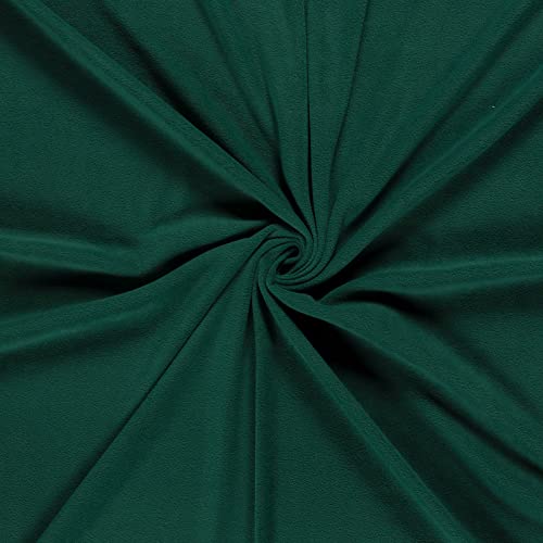 Fleecestoff Vliesstoff Fleece Stoff 50 Farben Zuschnitt ab 0,5m Meterware am Stück, Farbe:tannengrün Fleecestoff Vliesstoff Fleece Stoff 50 Farben Zuschnitt ab 0,5m Meterware am Stück, Farbe:tannengrün von maDDma
