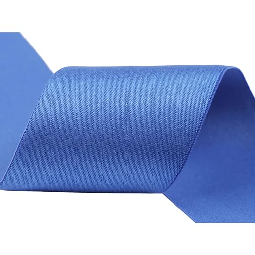 Glanz-Satin Gummiband 2m x 5cm Gummilitze 50mm f. Gürtel Kleider Blusen, Farbe:königsblau Glanz-Satin Gummiband 2m x 5cm Gummilitze 50mm f. Gürtel Kleider Blusen, Farbe:königsblau von maDDma