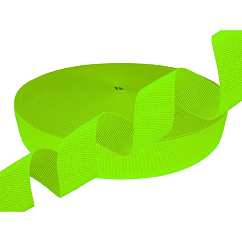 Gurtband Polyester 10m x 10mm PES Trägerband Riemen Tragband Farbwahl, Gurtband:1003 neon-grün Gurtband Polyester 10m x 10mm PES Trägerband Riemen Tragband Farbwahl, Gurtband:1003 neon-grün von maDDma