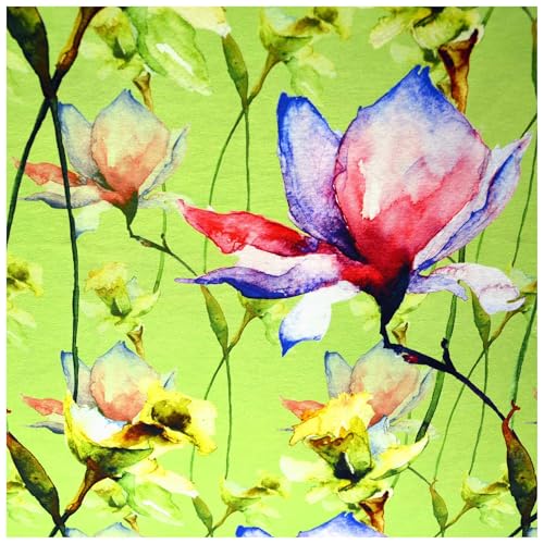 Jersey Sommerblumen ab 1m Viskose Sommerstoff Meterware Digitaldruck Jerseystoff, Motiv:Motiv 2 Jersey Sommerblumen ab 1m Viskose Sommerstoff Meterware Digitaldruck Jerseystoff, Motiv:Motiv 2 von maDDma