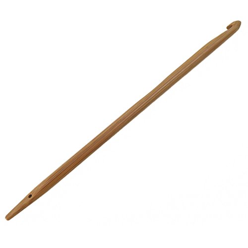 Knooking-Nadel Bambus 5mm - Häkeln wie gestrickt Häkelnadel Knookingnadel von maDDma