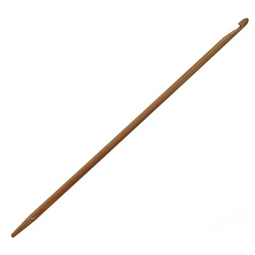 Knooking Nadel Bambus - Häkeln wie gestrickt 3,5 mm Häkelnadel Knookingnadel von maDDma