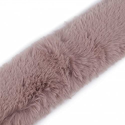 Kunstfell Fellbesatz 100x5cm Kunstpelz Fellstrang Fellstoff Fellkragen Farbwahl, Farbe:altrosa Kunstfell Fellbesatz 100x5cm Kunstpelz Fellstrang Fellstoff Fellkragen Farbwahl, Farbe:altrosa von maDDma