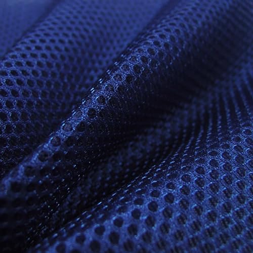 Meshgewebe 3D Air-Mesh Distanzgewebe ab 1m Netzgewebe Netzfutter Futterstoff Farbwahl, Farbe:blau von maDDma