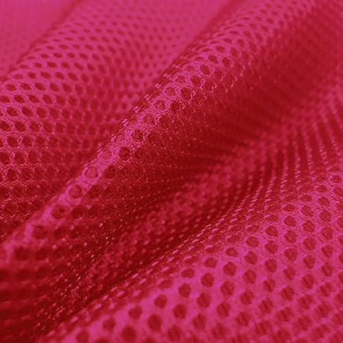 Meshgewebe 3D Air-Mesh Distanzgewebe ab 1m Netzgewebe Netzfutter Futterstoff Farbwahl, Farbe:pink von maDDma