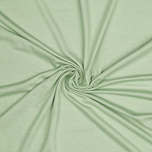 Modal-Jersey Modalstoff 24 Farben 0,5x1,45m Jerseystoff Tencel(TM) Modal OEKO-TEX zertifiziert, Farbe:mintgrün von maDDma