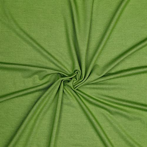 Modal-Jersey Modalstoff 27 Farben 0,5x1,45m Jerseystoff Tencel(TM) Modal Oeko-Tex zertifiziert, Farbe:pistazie von maDDma