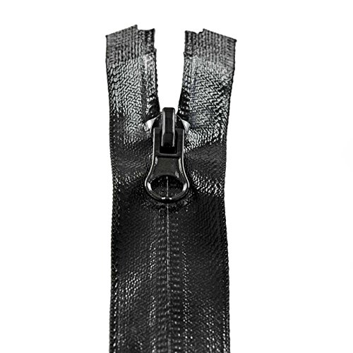 Outdoor Reißverschluss wasserfest spiral 7mm teilbar Autolock, Längen Farbwahl, Größe:65cm, Farbe:schwarz Outdoor Reißverschluss wasserfest spiral 7mm teilbar Autolock, Längen Farbwahl, Größe:65cm, Farbe:schwarz von maDDma
