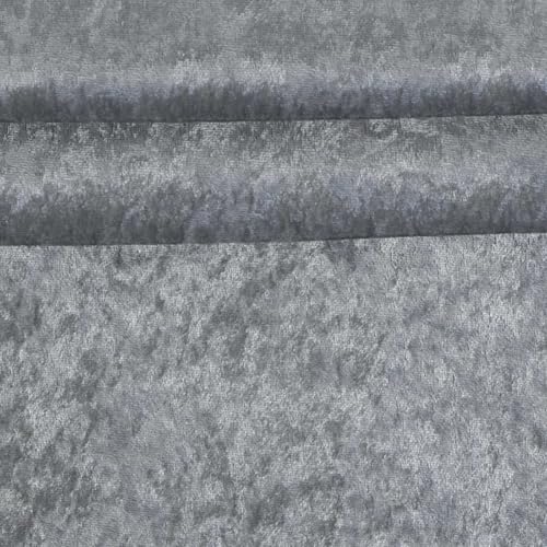 Pannesamt Samt-Stoff ab 0,5m Velvet Dekostoff Kostümstoff Panné Samt glänzend Farbwahl, Farbe:14-5002 silbergrau Pannesamt Samt-Stoff ab 0,5m Velvet Dekostoff Kostümstoff Panné Samt glänzend Farbwahl, Farbe:14-5002 silbergrau von maDDma