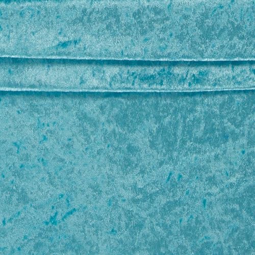 Pannesamt Samt-Stoff ab 0,5m Velvet Dekostoff Kostümstoff Panné Samt glänzend Farbwahl, Farbe:15-4720 türkis Pannesamt Samt-Stoff ab 0,5m Velvet Dekostoff Kostümstoff Panné Samt glänzend Farbwahl, Farbe:15-4720 türkis von maDDma