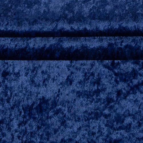Pannesamt Samt-Stoff ab 0,5m Velvet Dekostoff Kostümstoff Panné Samt glänzend Farbwahl, Farbe:19-4056 blau Pannesamt Samt-Stoff ab 0,5m Velvet Dekostoff Kostümstoff Panné Samt glänzend Farbwahl, Farbe:19-4056 blau von maDDma