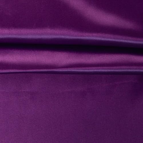Polyester-Satin Satin ab 1m x 1,5m Polyesterstoff 140 g/m² Kostümstoff Modestoff Farbwahl, Farbe:19-3542 lila Polyester-Satin Satin ab 1m x 1,5m Polyesterstoff 140 g/m² Kostümstoff Modestoff Farbwahl, Farbe:19-3542 lila von maDDma