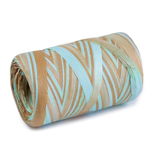 Raffia Papierschnur multicolor 80m Geschenkband Bastelschnur Dekoband Papierband, Farbe:mehrfarbig 4 Raffia Papierschnur multicolor 80m Geschenkband Bastelschnur Dekoband Papierband, Farbe:mehrfarbig 4 von maDDma