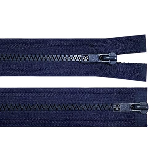 Reißverschluss 2-Wege Profilreißverschluss 5mm 100cm lang teilbar Autolock Doppelzipper Farbwahl, Farbe:marineblau Reißverschluss 2-Wege Profilreißverschluss 5mm 100cm lang teilbar Autolock Doppelzipper Farbwahl, Farbe:marineblau von maDDma