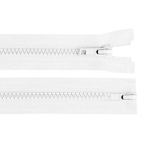 Reißverschluss 2-Wege Profilreißverschluss 5mm 100cm lang teilbar Autolock Doppelzipper Farbwahl, Farbe:weiß Reißverschluss 2-Wege Profilreißverschluss 5mm 100cm lang teilbar Autolock Doppelzipper Farbwahl, Farbe:weiß von maDDma