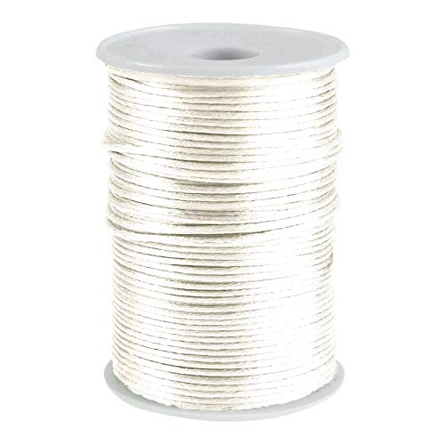 Satin-Schnur 90m x 2mm Satinkordel Schmuck-Kordel -Schnur Kumihimo Bänder Nylonschnur, Farbwahl von maDDma