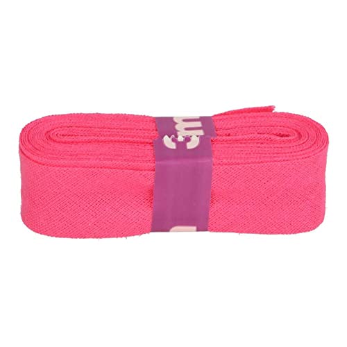 Schrägband 3m x 20mm Baumwolle gefalzt Einfassband Saumband Farbwahl, Farbe:786 pink von maDDma
